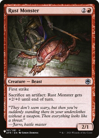 Rust Monster [The List]