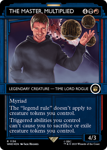 The Master, Multiplied (Showcase) (Surge Foil) [Doctor Who]