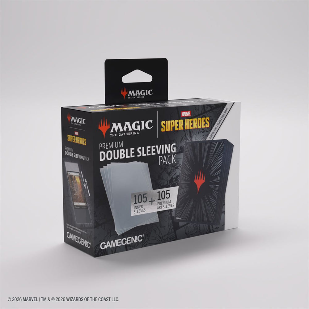 Sleeves: Magic: The Gathering-Marvel Super Heroes: Double Sleeve- Assorted