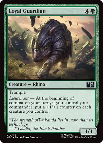 Loyal Guardian (Surge Foil) [Marvel Super Heroes Commander]