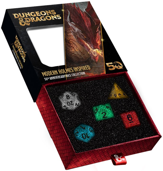 Dice- D&D 50TH ANNIVERSARY DICE COMMEMORATIVE SET