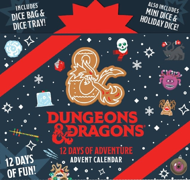 D&D- ADVENT 12 DICE OF ADVENTURE CALENDAR