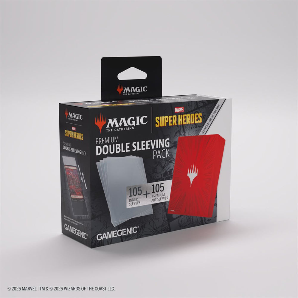 Sleeves: Magic: The Gathering-Marvel Super Heroes: Double Sleeve- Assorted