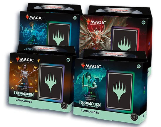 MTG- Duskmourn: House of Horror - Commander Decks - Set of 4