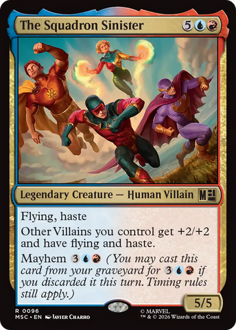 The Squadron Sinister (Surge Foil) [Marvel Super Heroes Commander]
