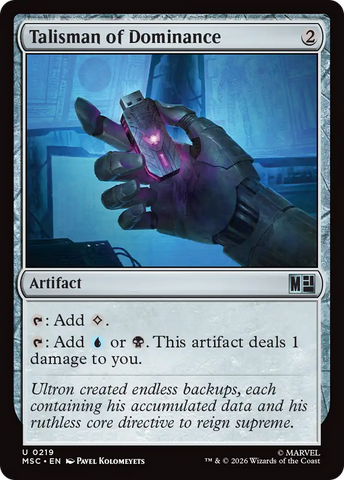 Talisman of Dominance (Surge Foil) [Marvel Super Heroes Commander]