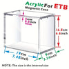 Acrylic Display Case w/ magnetic lid for Elite Trainer Boxes- 5mm Thick Acrylic