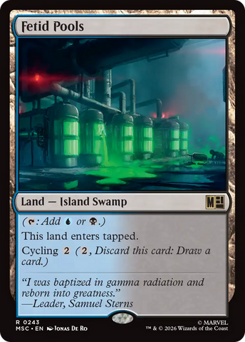 Fetid Pools (Surge Foil) [Marvel Super Heroes Commander]