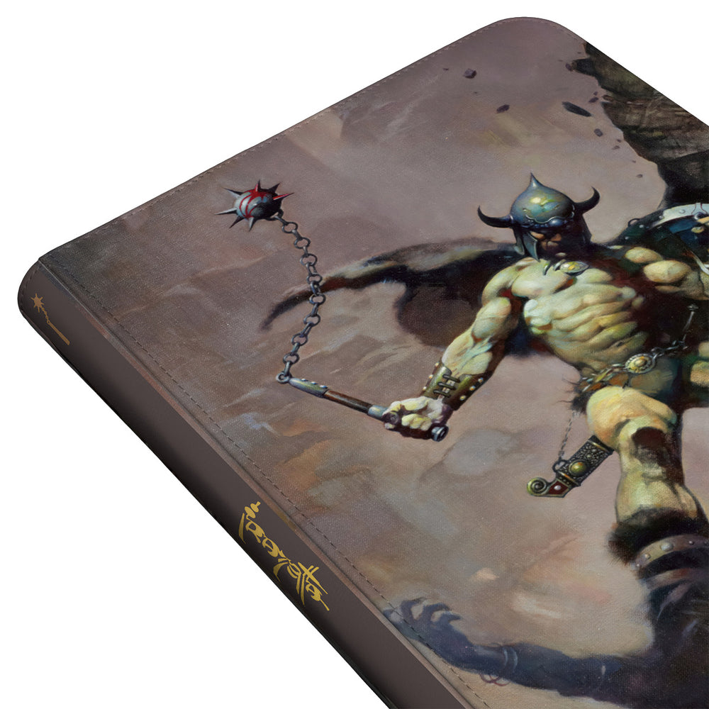Ultra Pro- ZIP BINDER PRO 9PKT FRANK FRAZETTA WARRIOR WITH BALL AND CHAIN