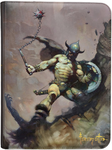Ultra Pro- ZIP BINDER PRO 9PKT FRANK FRAZETTA WARRIOR WITH BALL AND CHAIN
