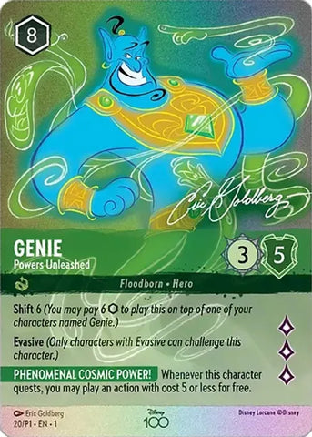 Genie - Powers Unleashed (Alternate Art) (20) [Disney100 Promos]