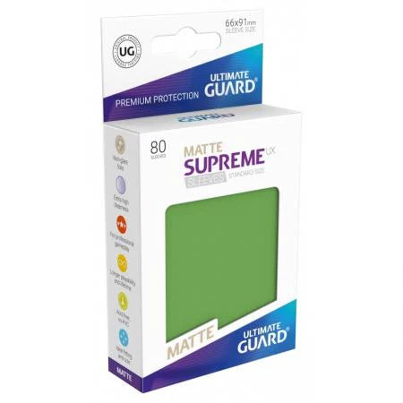 Ultimate Guard- Supreme Sleeves MATTE UX 80 count