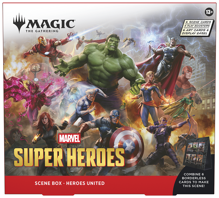 MTG- MARVEL SUPER HEROES SCENE BOX (Choose one Heroes or Villans)