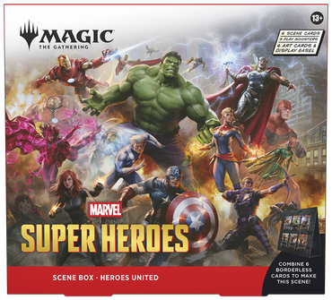 MTG- MARVEL SUPER HEROES SCENE BOX (Choose one Heroes or Villans)