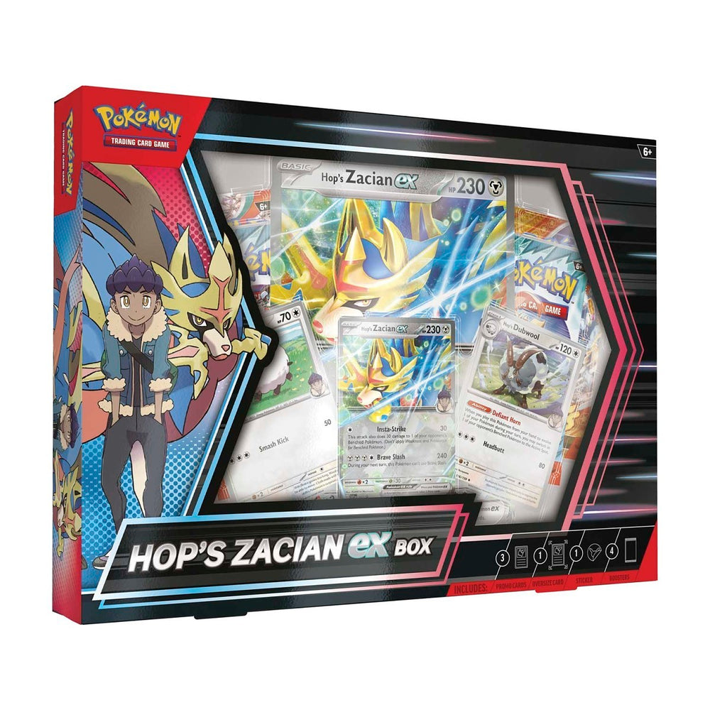 Pokemon- Hop’s Zacian EX Box