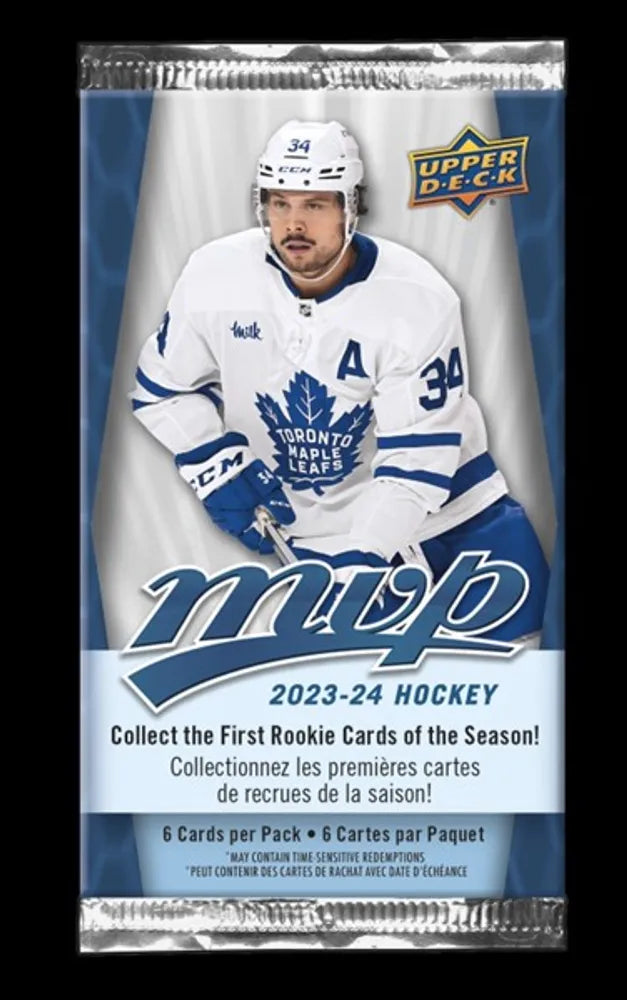 Sports Cards- Upper Deck 2023-24 MVP Hockey Card Pack