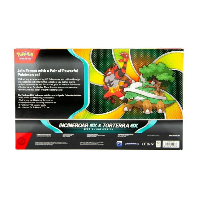 Pokemon- Incineroar ex & Torterra ex Special Collection