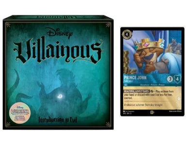Disney Villainous: Introduction to Evil- * Lorcana Promo Card Included