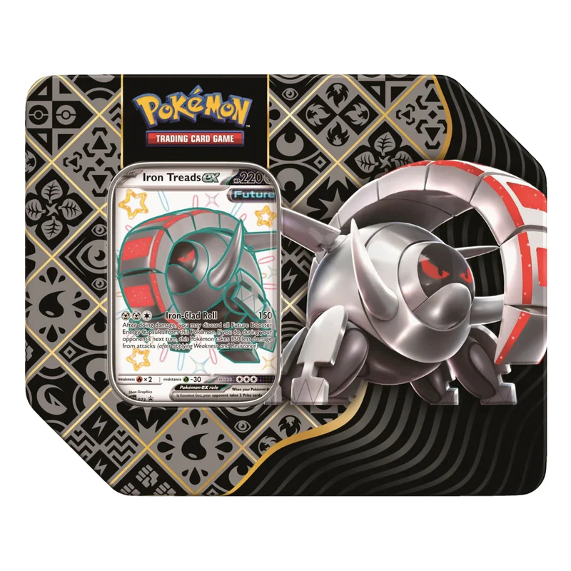 Pokemon- Paldean Fates Tin  (Iron Treads ex)
