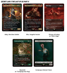 MTG- SECRET LAIR PLAYSTATION SUPER DROP THE LAST OF US PART II: PATH OF RETRIBUTION- REGULAR