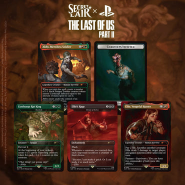MTG- SECRET LAIR PLAYSTATION SUPER DROP THE LAST OF US PART II: PATH OF RETRIBUTION- REGULAR