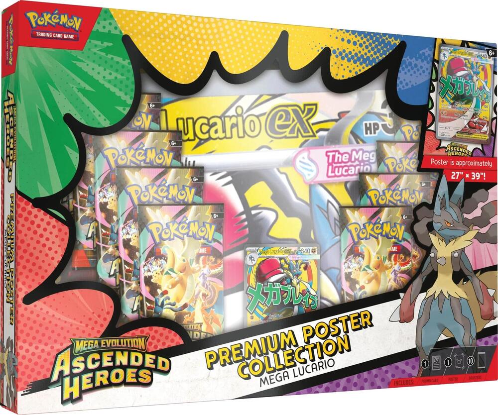 POKEMON- ASCENDED HEROES PREMIUM POSTER COLLECTION