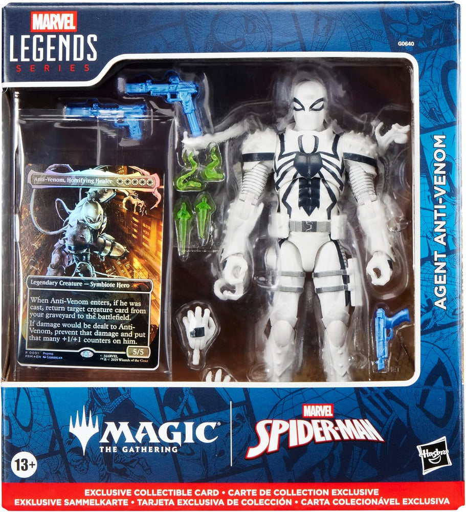 spider man figures with mtg cards MTG- Marvel Legends Spider-Man 6 Inch Action Figure Magic The Gatherin