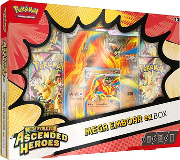 POKEMON- ASCENDED HEROES MEGA EMBOAR EX BOX