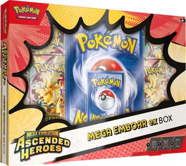 POKEMON- ASCENDED HEROES MEGA EMBOAR EX BOX