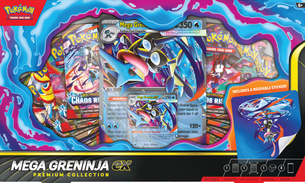 POKEMON- MEGA GRENINJA EX PREMIUM COLLECTION (07/032026)