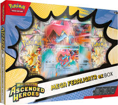 POKEMON- ASCENDED HEROES MEGA FERALIGATR EX BOX