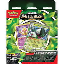 Pokemon- Meowscarada EX Deluxe Battle Deck