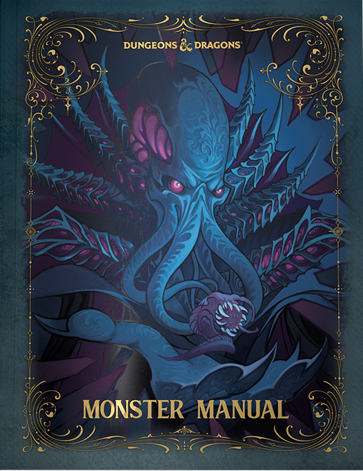 D&D- 2024 Monster Manual  HOBBY COVER (Release-02/18/2025)