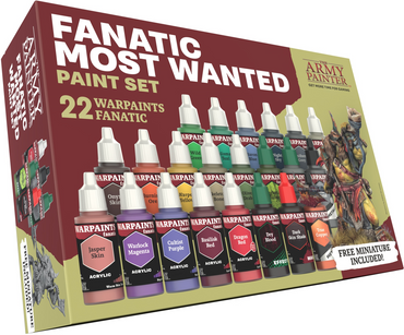 The Army Painter- WARPAINTS: FANATIC MOST WANTED PAINT SET