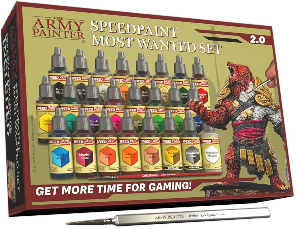 The Army Painter- WARPAINTS: SPEEDPAINT MOST WANTED SET 2.0