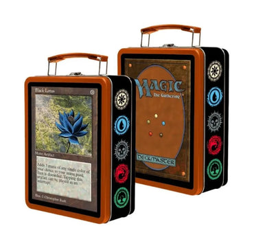 Black Lotus Tin Lunch Box