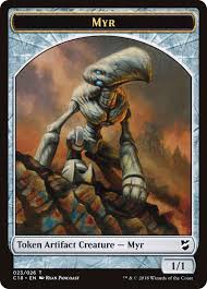 Survivor // Myr (023) Double-Sided Token [Commander 2018 Tokens]