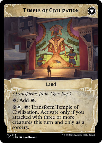 Ojer Taq, Deepest Foundation // Temple of Civilization (Showcase) [The Lost Caverns of Ixalan]