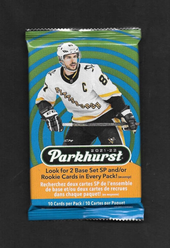 Sports Cards- PARKHURST 2021-22  HOCKEY 1 PACK has 10 CARD Pack