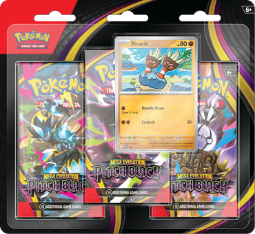 POKEMON- PITCH BLACK 3 PK BLISTER