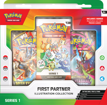POKEMON- FIRST PARTNER ILLUSTRATION COLLECTION SERIES 1