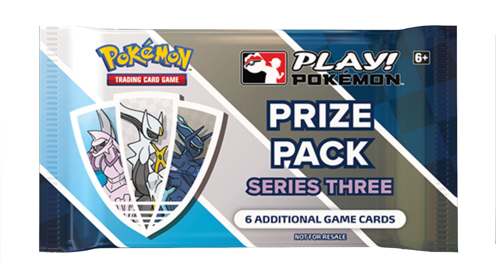 Pokemon- Prize Pack Series Three 6 card booster pack
