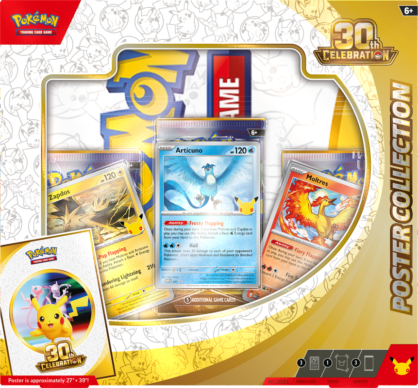 POKEMON- 30TH CELEBRATION POSTER COLLECTION