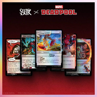 MTG- Secret Lair x Marvel's Deadpool: I Fixed It (You’re Welcome) Foil Edition