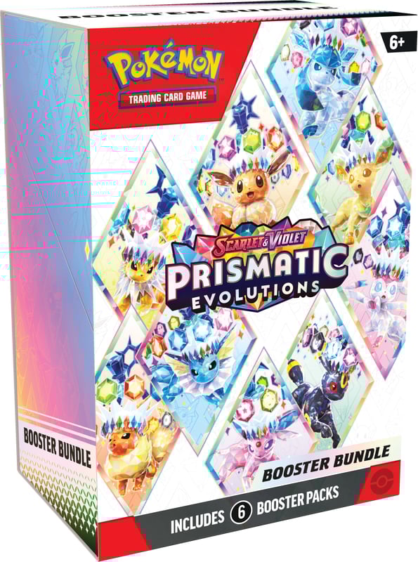 Pokemon- Prismatic Evolutions 2-Pack Trainer Box and Booster Bundle