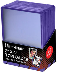 Ultra Pro- Top loaders Purple border