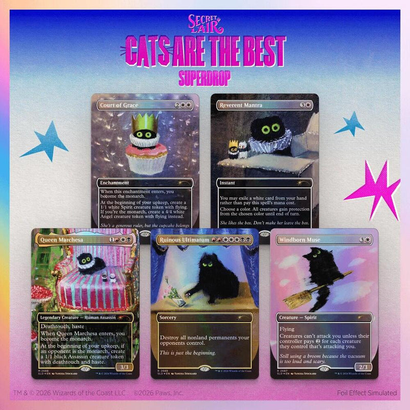 secret Lair PURR MAJESTY​ foil 未開封 MTG- Secret Lair Purr Majesty- Foil
