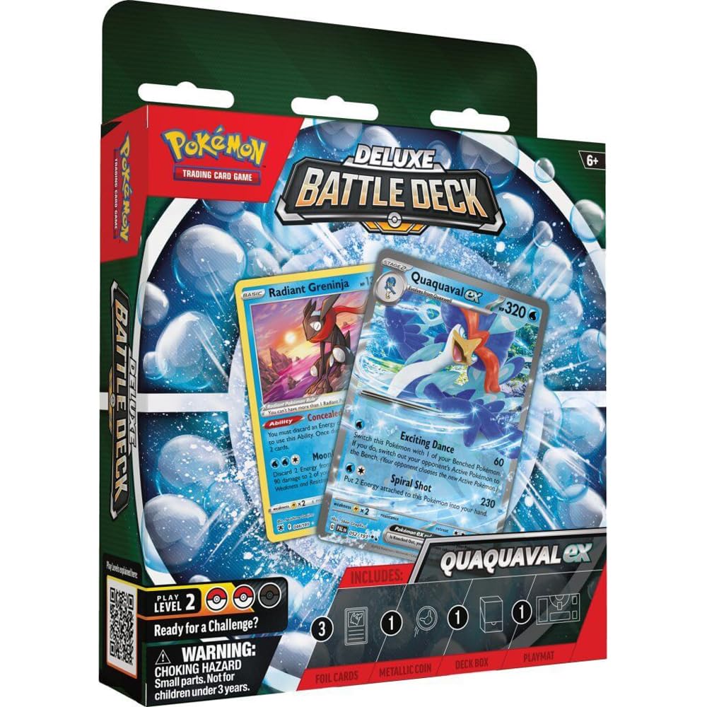 Pokemon- Quaquaval EX Deluxe Battle Deck