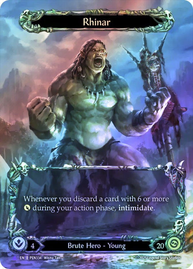 Rhinar (Marvel) [PEN334] (Compendium of Rathe)  Cold Foil