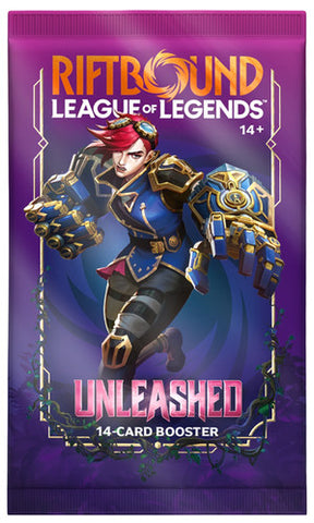RIFTBOUND- LEAGUE OF LEGENDS- UNLEASHED BOOSTER PACK